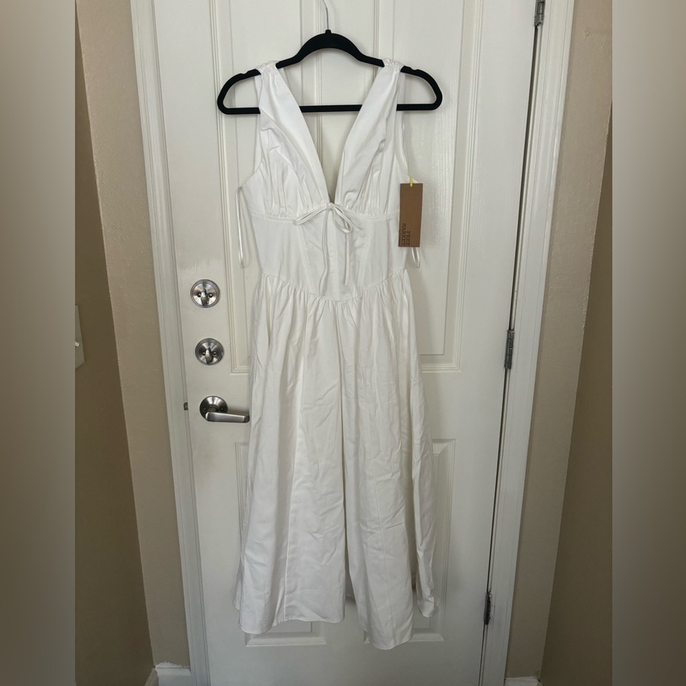 Flying Tomato White Maxi Dress